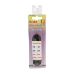 Cordo Pla 150 cm Negre