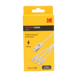 KODAK Cable 3 en 1 per a...