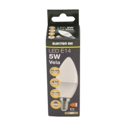 DH Bombeta Led Vela 5W E14...