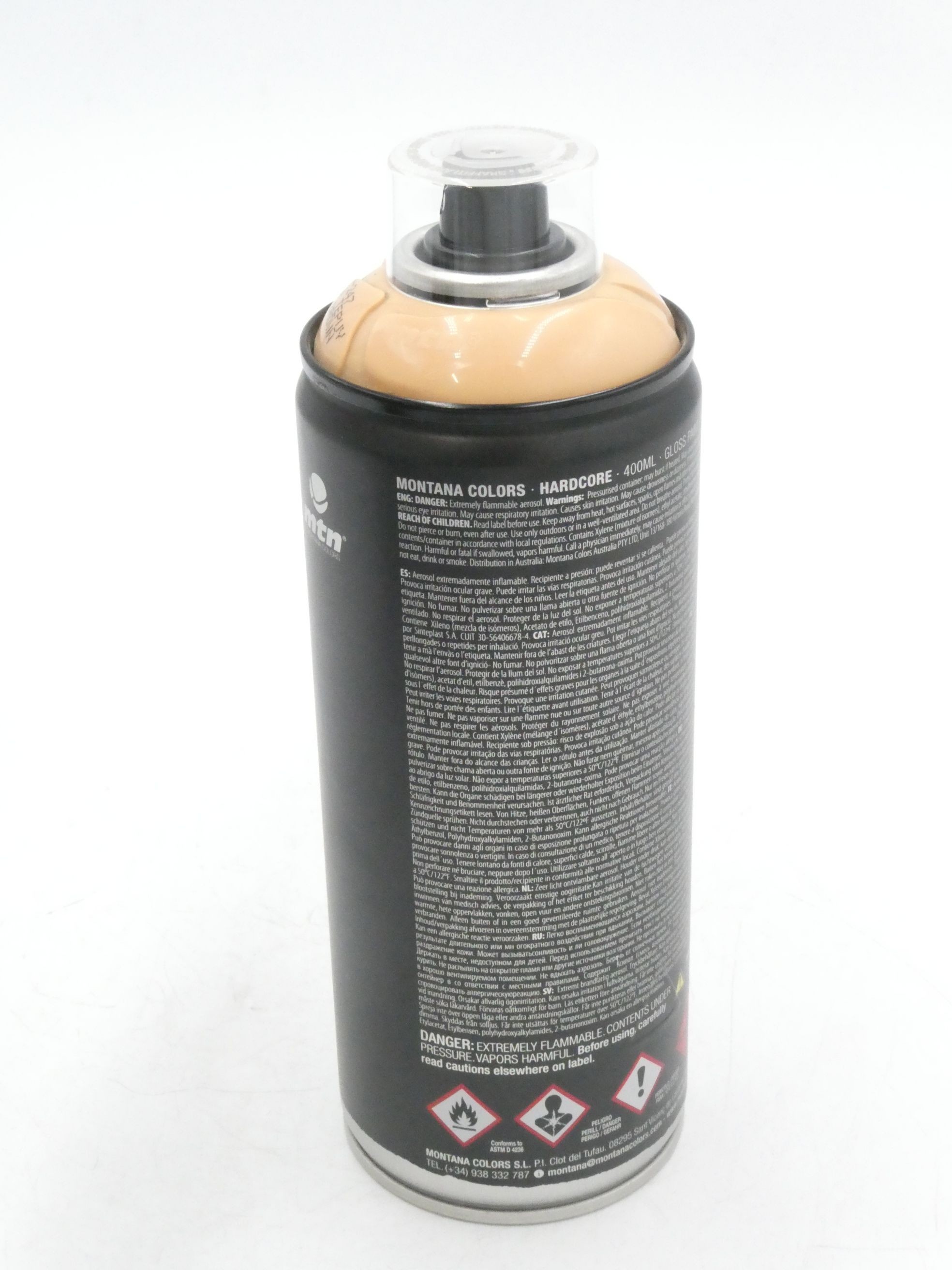 Spray MTN HC2 Nero Opaco 400ml - Alta Copertura, Asciugatura Rapida, Per Graffiti E Fai Da Te