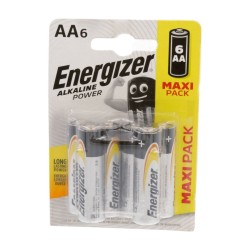 ENERGIZER ALKALINA Piles 6-AA