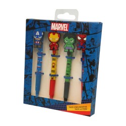MARVEL Pack 4 Bolígrafs