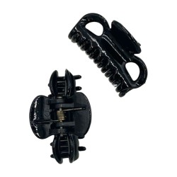 Pinça Clasica Negra 4,5 cm 2 u