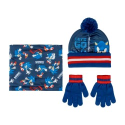 SONIC Set Gorro + Bufanda +...