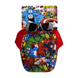 MARVEL Gorra + Gafas de Sol