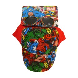 MARVEL Gorra + Gafas de Sol