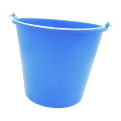 Cubo Redondo Goma Azul 8 L