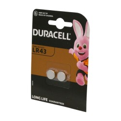 DURACELL Pila de Botó LR43 2 u