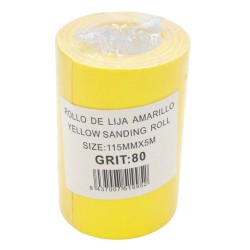 Rotllo de Lija Groc Gra 80...