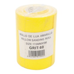 Rotllo de Lija Groc Gra 60...
