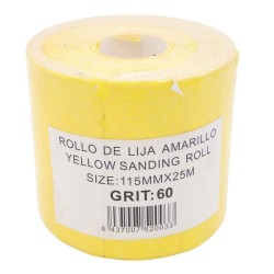 Rotllo de Lija Groc Gra 60...