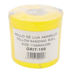 Rotllo de Lija Groc Gra 100