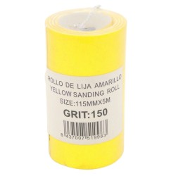 Rotllo de Lija Groc Gra 125