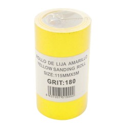 Rotllo de Lija Groc Gra 180
