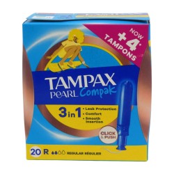 TAMPAX Pearl Compak 3 en 1...