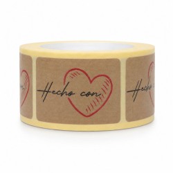 Etiqueta Regal "Hecho con...