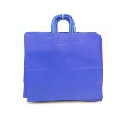 Bolsa de Papel con Asa Azul...