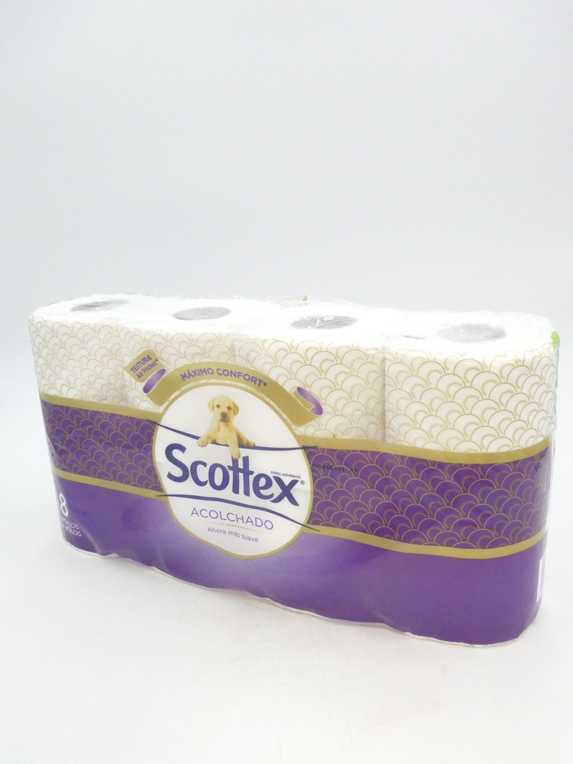 SCOTTEX Papel higiénico acolchado de 9 unidades
